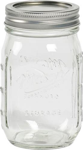 Mason Craft & More Glass Canning Jar - Transparent, 16 oz - Kroger