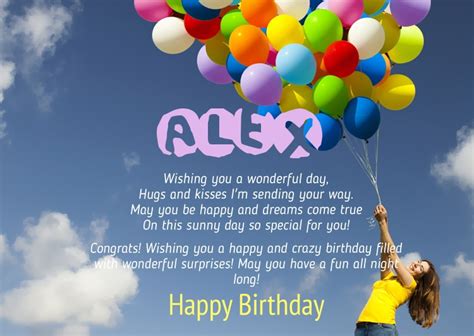 Happy Birthday Alex pictures congratulations.