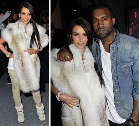 Kim Kardashian Wears Kanye West's $6,000 Shoes to His Paris Fashion ...