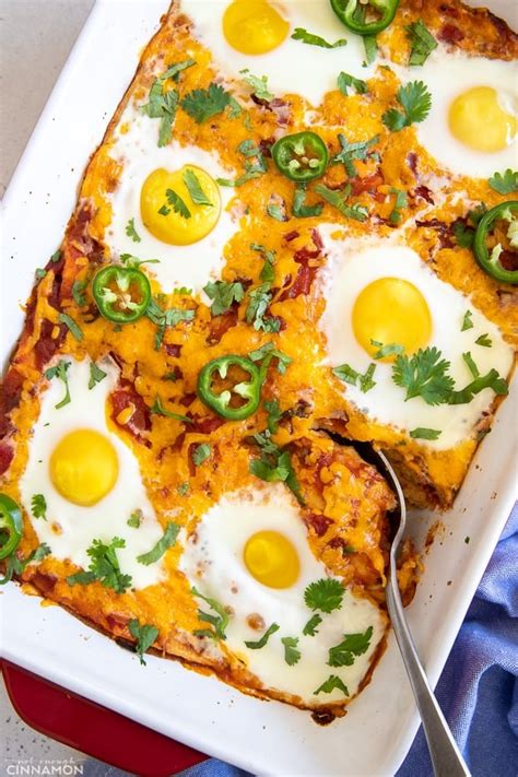 Mexican Huevos Rancheros Casserole - Yummy Recipe