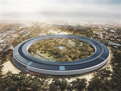 New drone footage of Apple's Campus 2 Spaceship headquarters - Business Insider