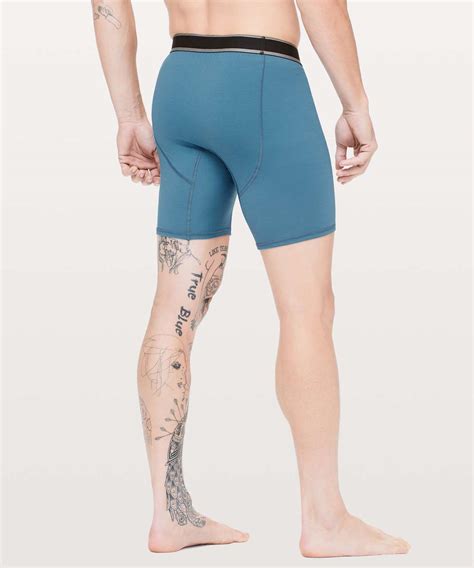 Lululemon Game On Boxer Brief *7.5" - Pewter Blue - lulu fanatics