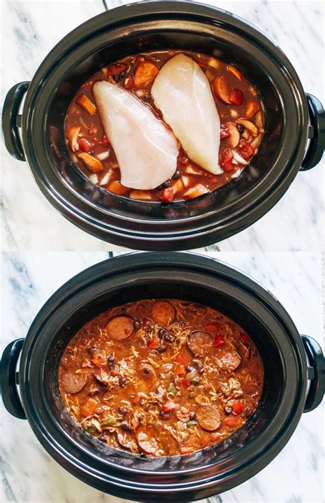 Best Food and Drink Recipes : slow cooker creole chicken and sausage Recipe