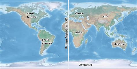 Latitude And Longitude World Map