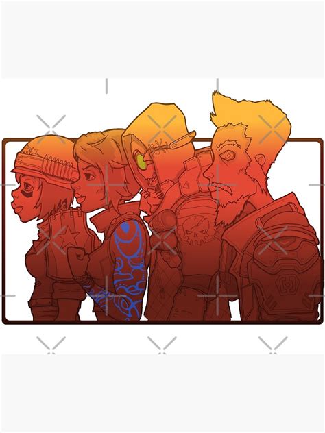 "borderlands 3 characters profile" Poster by squidod | Redbubble