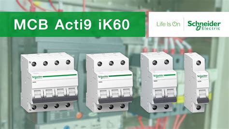 MCB Acti 9 iK60 Schneider Electric | Factomart Singapore