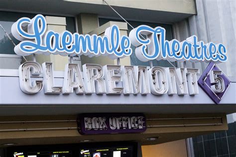 Roll the credits: Claremont’s Laemmle theater may close for good - The ...