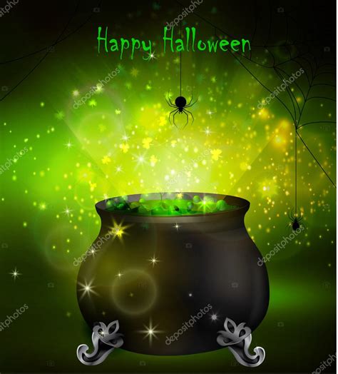 Halloween witches cauldron Stock Vector Image by ©bastinda18 #124475978