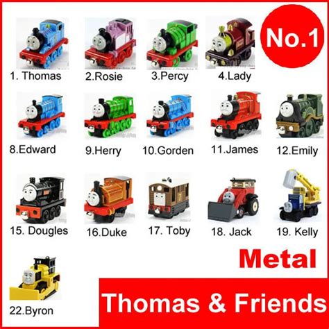 NEW 5Pcs/Lot thomas and friends trains set/ diecast metal tomas train ...