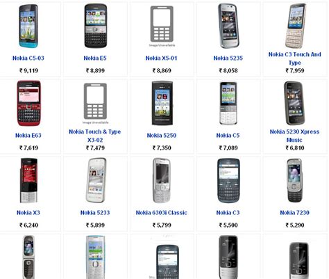 nokia mobile phones price list with pictures