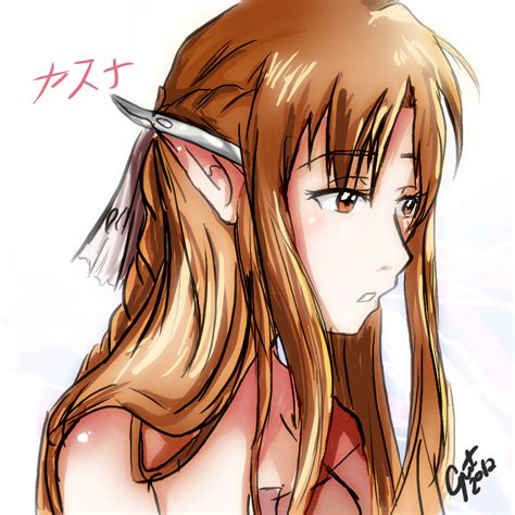 Yuuki Asuna Fairy Colored SAO by guto-strife-1 on DeviantArt