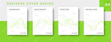 Premium Vector | Set of business cover design