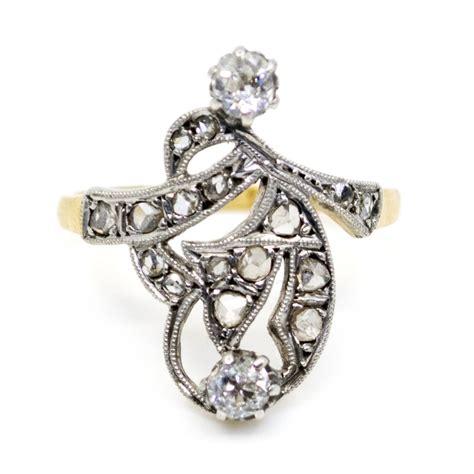 Antique Art Nouveau Diamond Ring - Jewellery Discovery