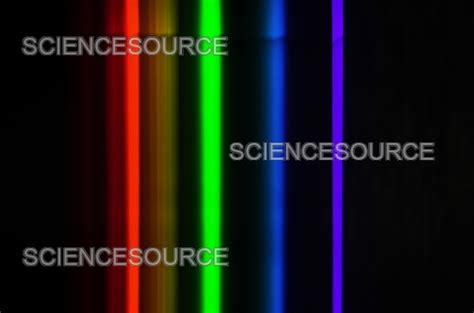 Fluorescent Lightbulb Spectrum | Stock Image - Science Source Images