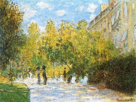 Le Parc Monceau (C Monet - W 400) | Artist monet, Impressionist landscape, Monet paintings