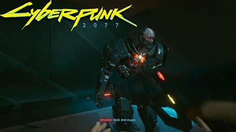 Cyberpunk 2077 Adam Smasher Boss Fight - Game videos