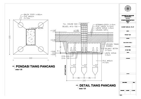 (PDF) DETAIL PONDASI TIANG PANCANG 1 | Bowo Bowo - Academia.edu