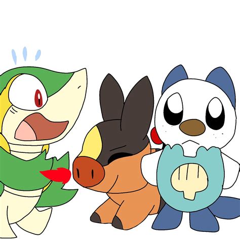 Pokemon! Gen 5 starters by AnnaDonobird on DeviantArt