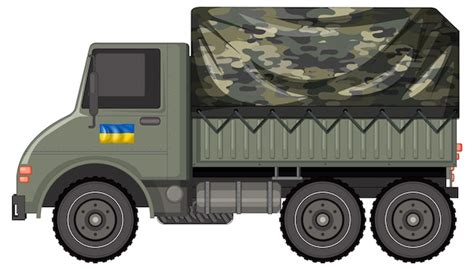 Free Vector | Isolated military army truck