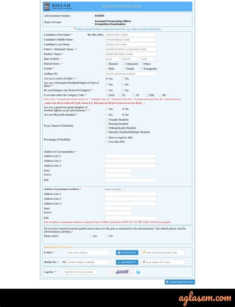 BPSC APO Application Form 2021 (Available): Apply Online For Mains ...