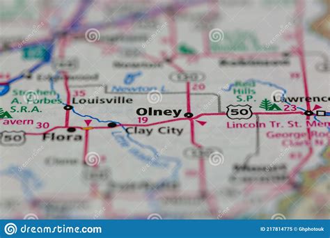 05-04-2021 Portsmouth, Hampshire, UK, Olney Illinois Shown on a ...