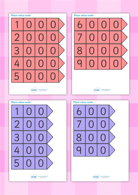 Twinkl Resources >> Place Value Arrow Cards >> Classroom printables for ...