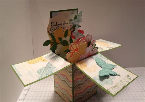 Card in a Box | Box cards tutorial, Pop up box cards, Card box