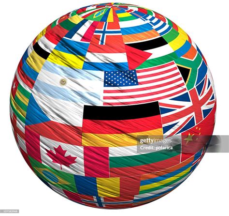 A World Globe Of The Countries Flags High-Res Stock Photo - Getty Images