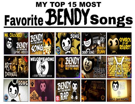 My Top 15 Most Favorite Bendy Songs by Prince-Ralsei-of-DA on DeviantArt