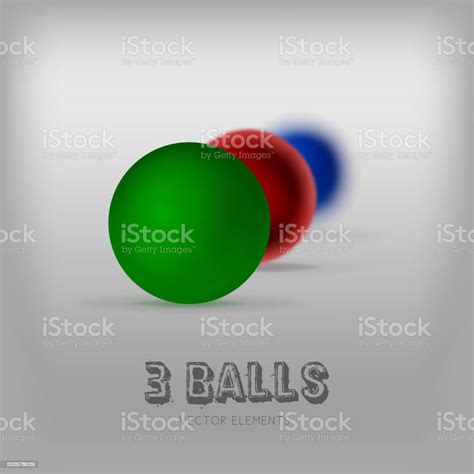 Three Balls Stock Illustration - Download Image Now - Art, Art And ...