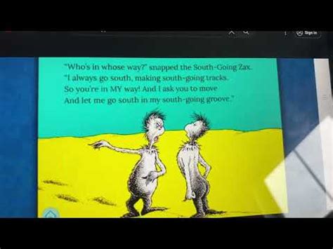 Dr Seuss’s The Zax (read by me) - YouTube