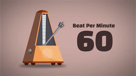 60 BPM Metronome [1Hour] - YouTube