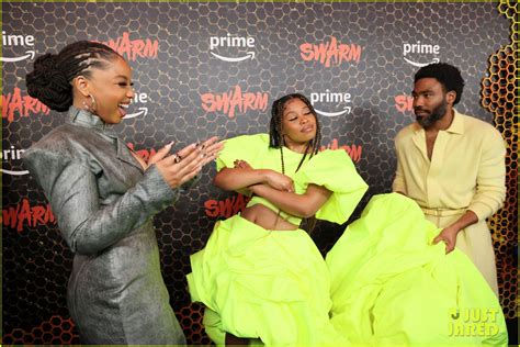 Donald Glover & Longtime Love Michelle White Make Rare Red Carpet Appearance at 'Swarm' Premiere ...