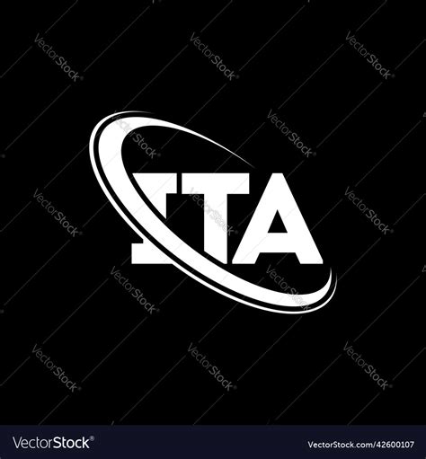 Ita logo letter design Royalty Free Vector Image