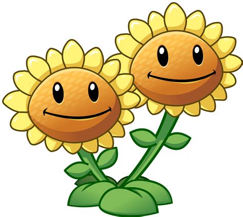 Image - Twin Sunflower HD.png | Plants vs. Zombies Wiki | FANDOM ...