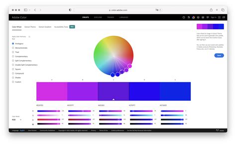 A world of color options in Adobe graphic design apps