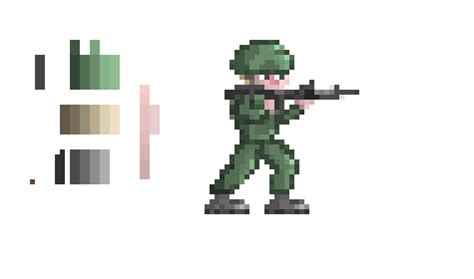 Soldat | Pixel Art Maker Pixel Art Maker, Image Sharing, Art Gallery ...