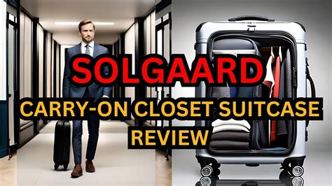 SOLGAARD CARRY ON CLOSET SUITCASE REVIEW - YouTube