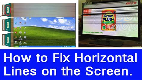 How to Fix Horizontal Lines on the Screen. - YouTube