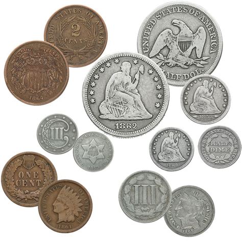 Civil War Era U.S. Coins Collection