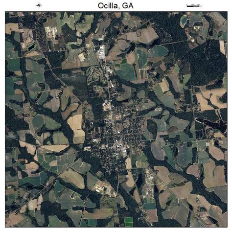 Aerial Photography Map of Ocilla, GA Georgia