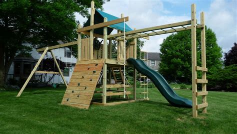 Ohio playset | Swing set diy, Playset outdoor, Swing set plans