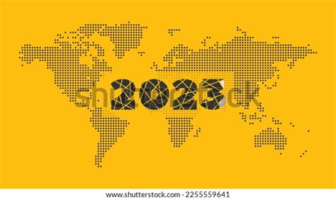 2023 Year Vector Icon World Map Stock Vector (Royalty Free) 2255559641 ...