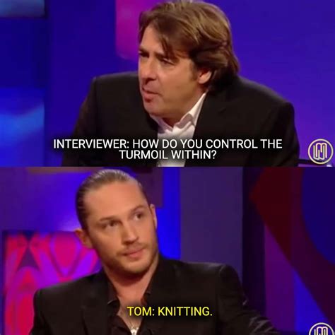 15 Hilarious Tom Hardy Interview Moments That Remind Us Why We Love Him