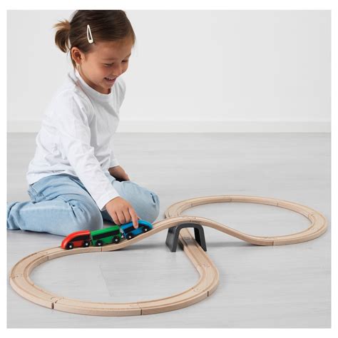 LILLABO 20-piece basic train set, multicolor - IKEA