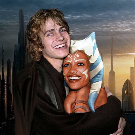 Anakin & Ahsoka during happier times : StarWars