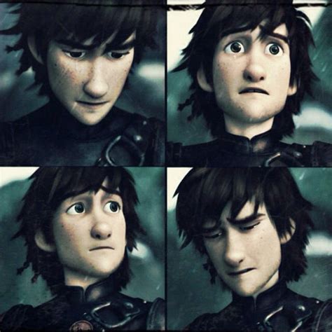 Hiccup at Stoick's funeral.