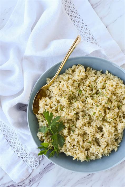 Herb Rice Recipe {use fresh or dried herbs} | by Leigh Anne Wilkes