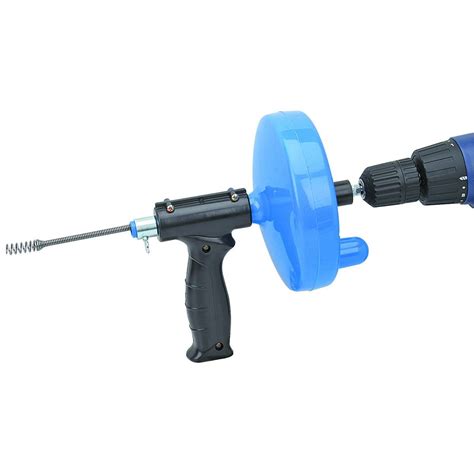 25 ft. Drill-Powered Drain Auger | Plumbing drains, Drain cleaner ...