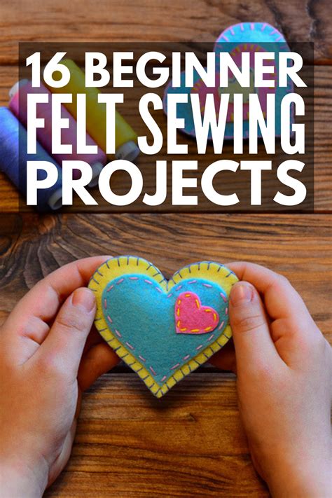 Crafting at Home: 32 Super Fun Felt Projects for Kids | Felt crafts diy, Hand sewing projects ...